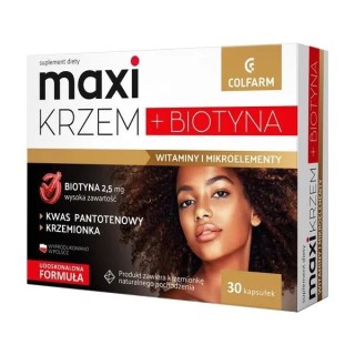 Maxi Krzem + Biotyna 30 harde capsules