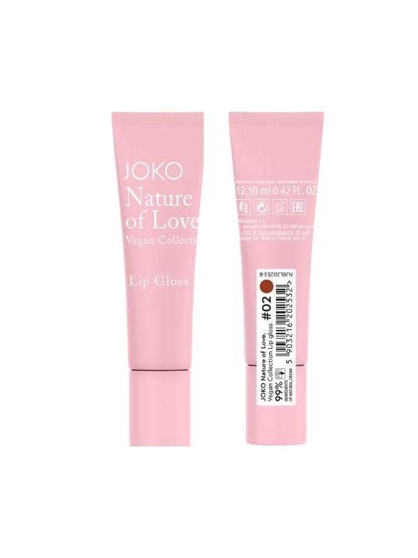 Joko Nature of Love Vegan Collection Lipgloss /02/