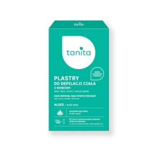 Tanita Aloe Strips з воском для депіляції тіла 12 смужок + масло після депіляції