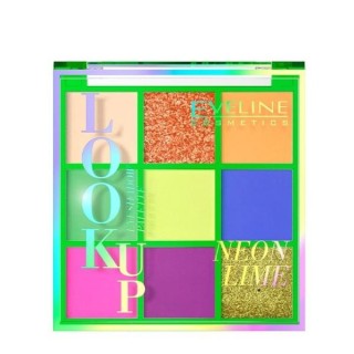 Палітра тіней Eveline 9 кольорів Neon Lime