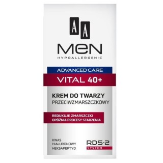 AA Men Advanced Care Vital 40+ Anti-rimpel gezichtscrème