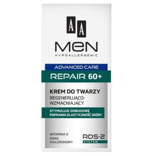 AA Men Advanced Care Repair 60+ Регенеруючий і зміцнюючий крем для обличчя