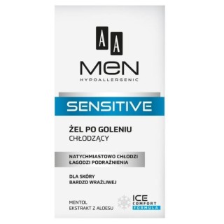 AA Men Sensitive Verkoelende Aftershave Gel