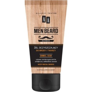 AA Men Beard Barber Reinigingsgel voor baard en gezicht