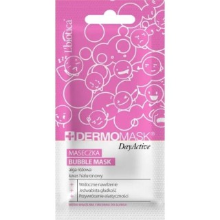 L'biotica Dermomask Bubble Mask Mask Roze Algen & Hyaluronzuur 10ml