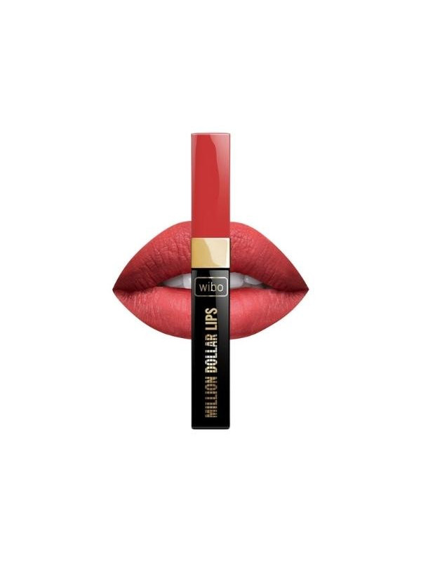 Wibo Million Dollars Lips Lipstick /4 чудова, оксамитова консистенція гарантує точне покриття та матовий фініш