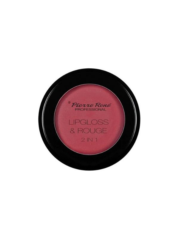 Pierre Rene Professional Lipgloss & Rouge 2in1 Lip Gloss and Blush /03/ Blooduckers Kiss 7 г