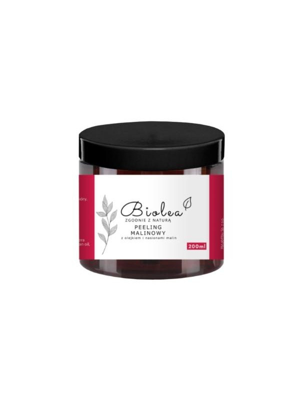 Biolea Sugar Peeling with oil and raspberry seeds 200 ml