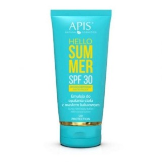 Apis Hello Summer SPF30 Body tanning lotion with cocoa butter