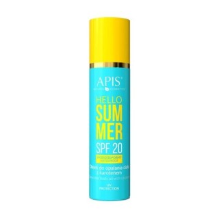 Apis Hello Summer SPF20 Body tanning oil with carotene