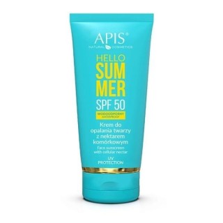 Apis Hello Summer SPF50 Zonnebrandcrème voor het gezicht met cellulaire nectar