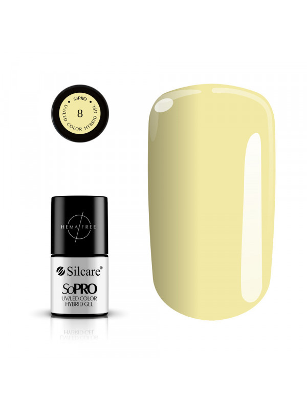 Silcare SoPro Hybrid varnish for sensitive nails /008/ 7 g