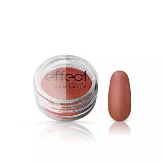 Silcare Red Satine Effect Powder Pyłek 1 g