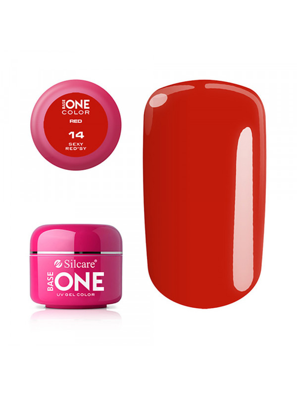 Silcare Base One Color UV Gel /14/ Red Sexy Red 's 5 г