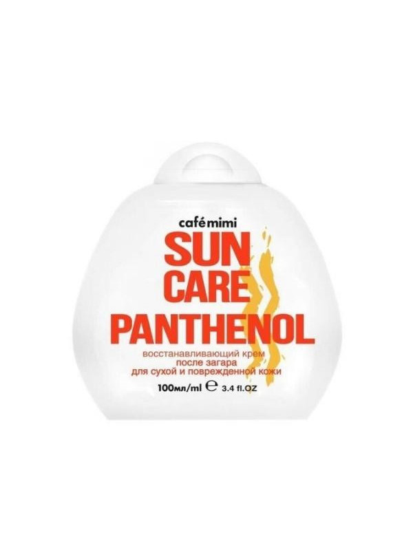 Cafe Mimi Sun Care regenerating face and body cream after sunbathing with Panthenol 100 ml