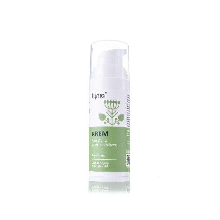 Lynia Anti-Acne Crème met azeloglycine 4% en hennepolie voor de acne huid