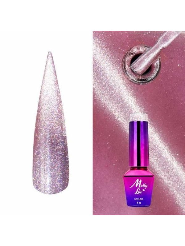 MollyLac /441/ Губна помада Womanity Cat Eye Hybrid Nail Polish Lipstick 5 мл