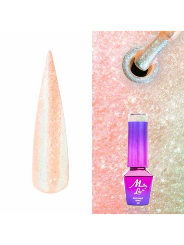 MollyLac /596/ Mermaid Whispers Hybrid Varnish Energising 5 ml