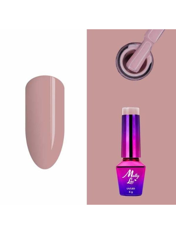 MollyLac /202/ Sensual Adele Hybrid Nail Polish 5 ml