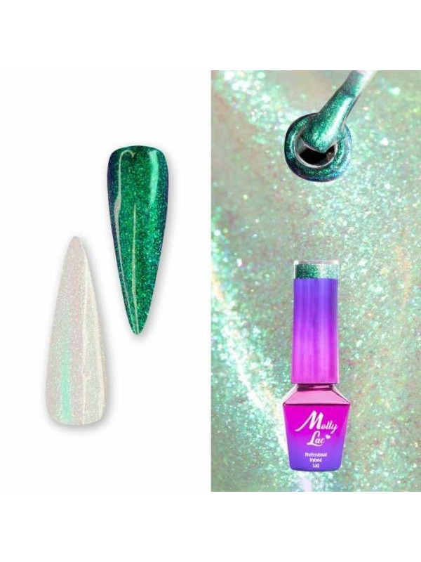 MollyLac /590/ The Secret of Chameleon Hybrid Nail Polish Savannahr 5 мл