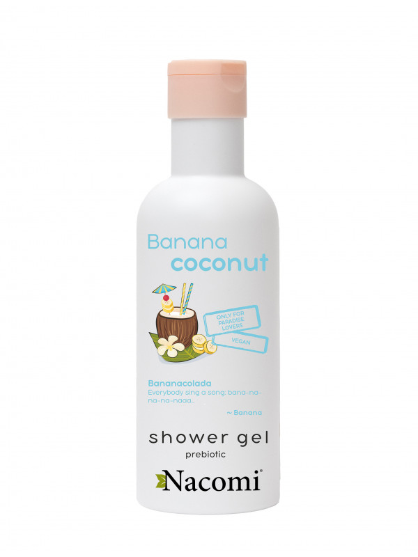 Nacomi Shower Gel Banan and Coconut 300 ml