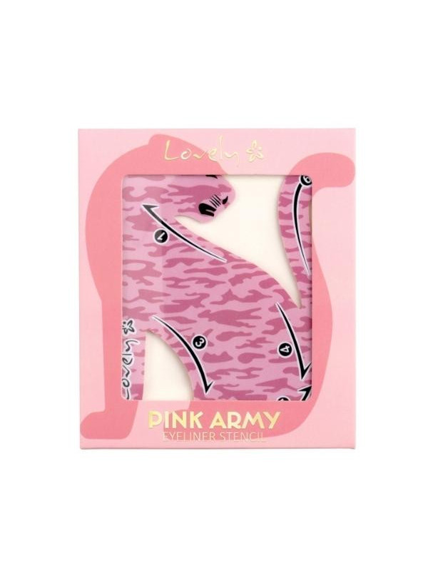 Шаблон Lovely Pink Army для створення макіяжу очей, 2 шт