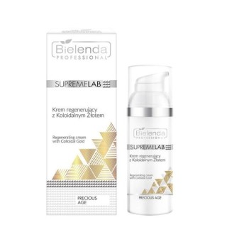 Відновлюючий крем Bielenda Professional SupremeLab Precious Age з колоїдним золотом