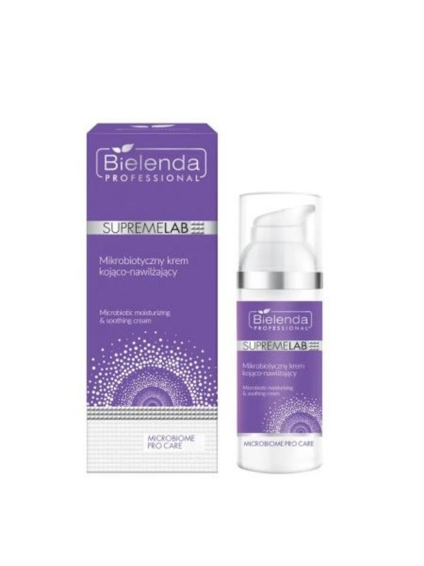 Bielenda Professional SupremeLab Microbiome Microbiotic Face Cream, заспокійливий і зволожуючий