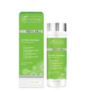 Bielenda SUPREMELAB Sebio Derm Facial Toner with 5 % Micro-Exfoliating Acids
