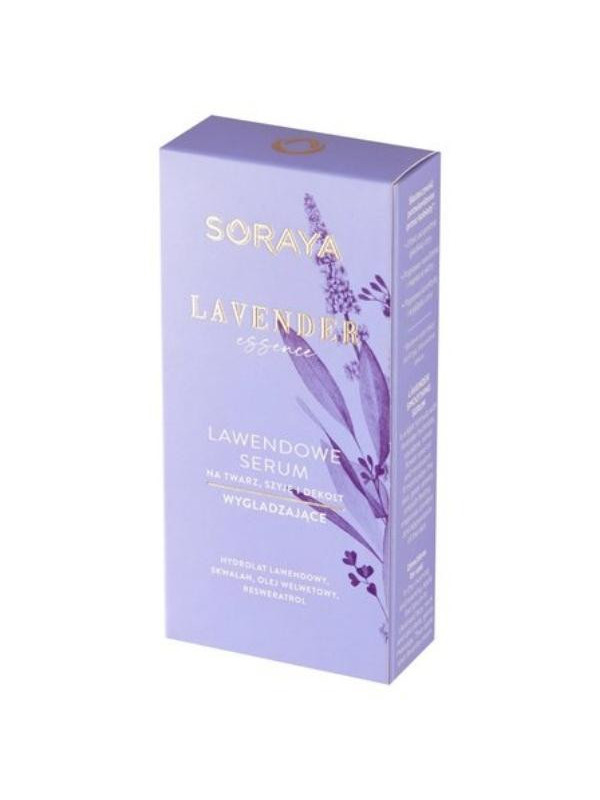 Soraya Lavender Essence розгладжуюча лавандова Serum для обличчя, шиї та декольте