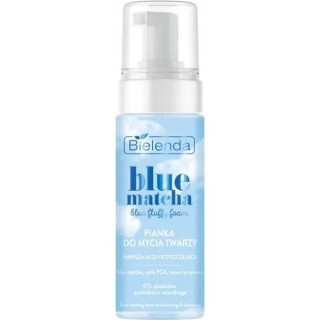 Bielenda Blue Matcha Hydraterende en reinigende gezichtswasschuim