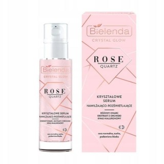 Bielenda Crystal Glow Rose Quartz kryształowe Serum nawilżająco-rozświetlające