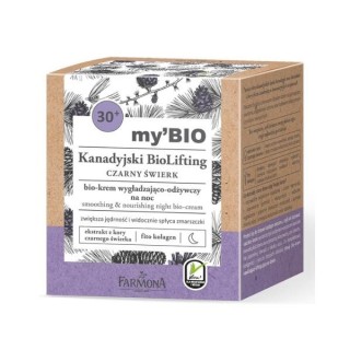 Farmona my' BIO Canadian BioLifting 30+ Black Spruce Біорозгладжуючий і живильний нічний крем