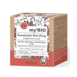 Farmona my'BIO Canadian BioLifting 50+ Red Maple Bio-regenererende en herstellende nachtcrème