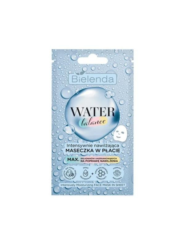 Інтенсивно зволожуюча листова маска Bielenda Water Balance