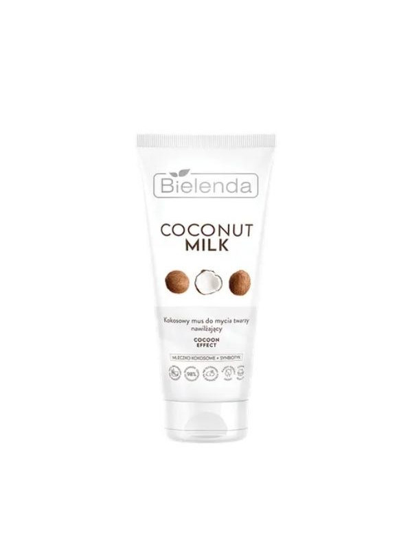 Bielenda Coconut Milk Coconut Mousse для вмивання обличчя, зволожуючий Cocoon Effect