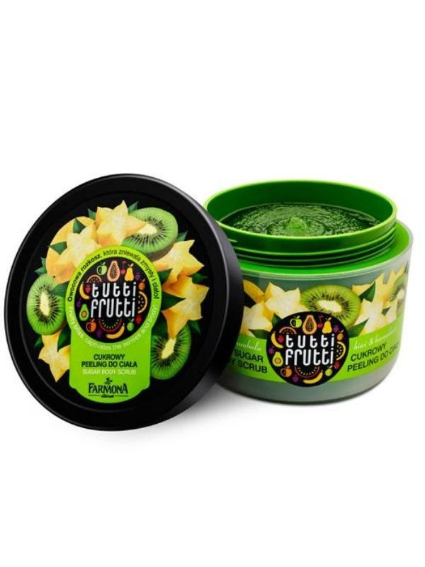 Цукровий peeling для тіла Farmona Tutti Frutti Kiwi & Karambola 175 г