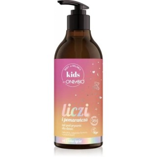 ONLYBIO Body in Balance Kids Body wash gel voor kinderen Lychee en Orange 400 ml