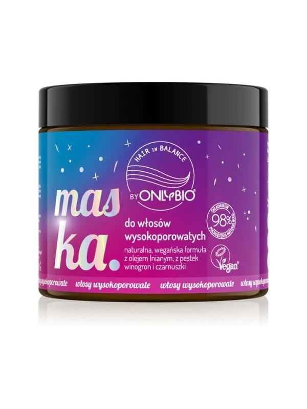 ONLYBIO Hair in Balance Mask для високопористого волосся