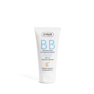 Ziaja BB active Cream for imperfections of oily and combination skin, tanned peach shade, 50 ml