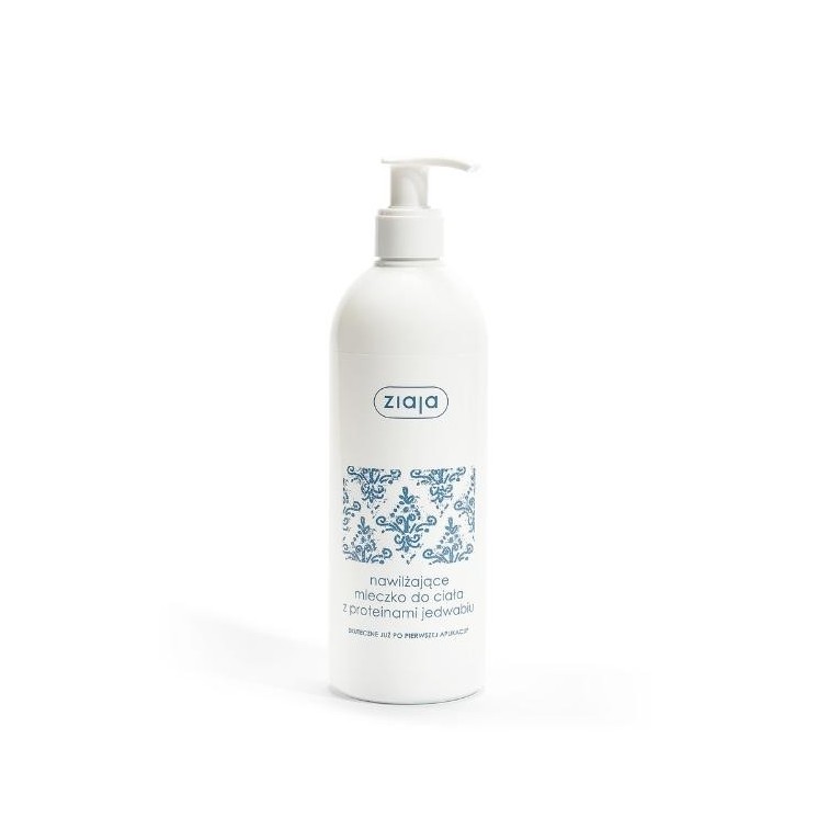 Ziaja Silk feuchtigkeitsspendende Körpermilch mit Seidenproteinen 400 ml