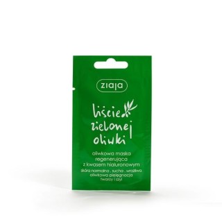 Masque visage régénérant aux feuilles d'olivier vert Ziaja à l'acide hyaluronique 7 ml