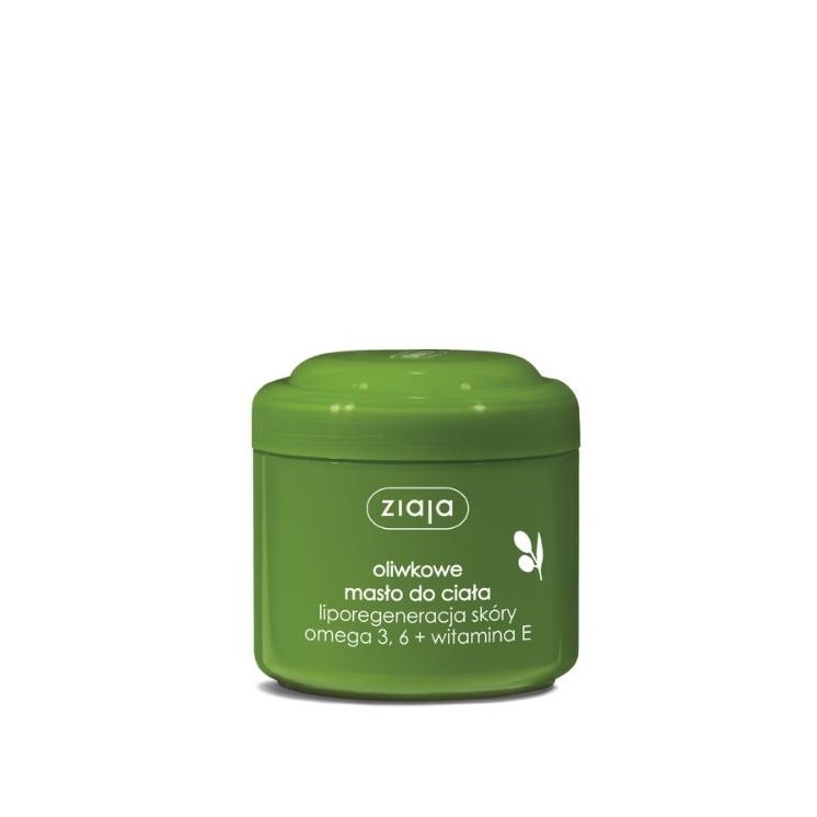 Beurre corporel Ziaja Olive Liporegénération cutanée Oméga 3, 6 + Vitamine E 200 ml