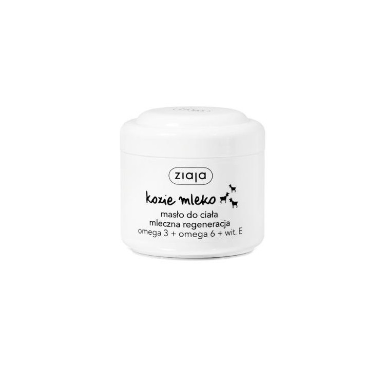 Ziaja Ziegenmilch Körperbutter milchige Regeneration Omega 3 + Omega 6 + Vit. E 200 ml