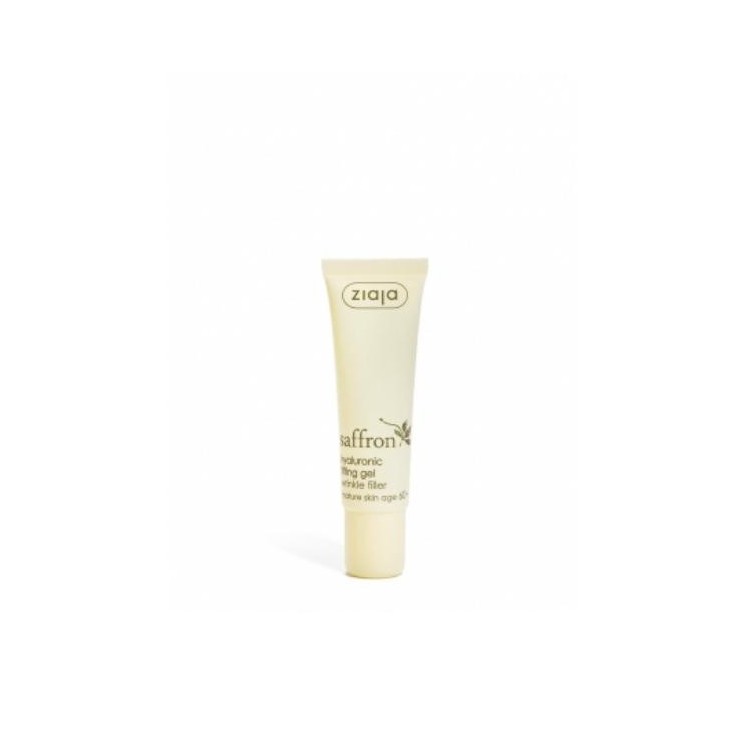 Ziaja Saffraan Gezicht/Hals/Decolleté Gel met Hyaluronzuur Lifting 60+ 30 ml