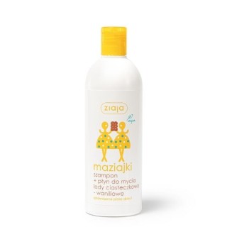 Ziaja Maziajki Shampoo + Wasvloeistof koekjes-vanille-ijs 400 ml