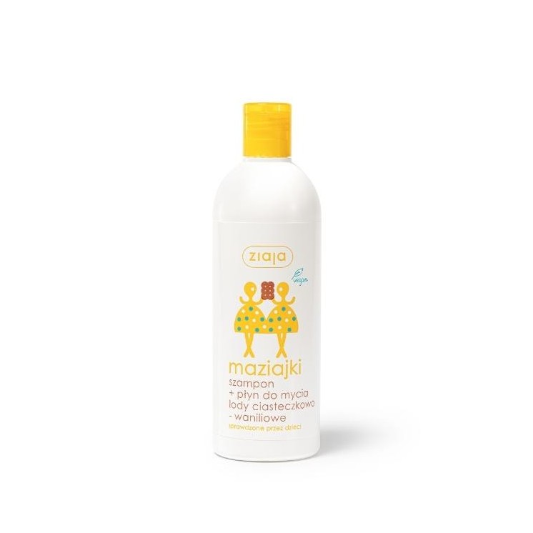 Ziaja Maziajki Shampoo + Waschmittel Keks-Vanilleeis 400 ml