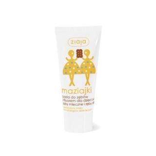 Ziaja Maziajki Toothpaste with fluoride for children 6+ baby teeth and permanent teeth 50 ml