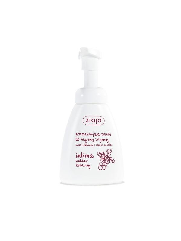 Ziaja Intima normalizing Foam for intimate hygiene Cranberry Nektra 250 ml