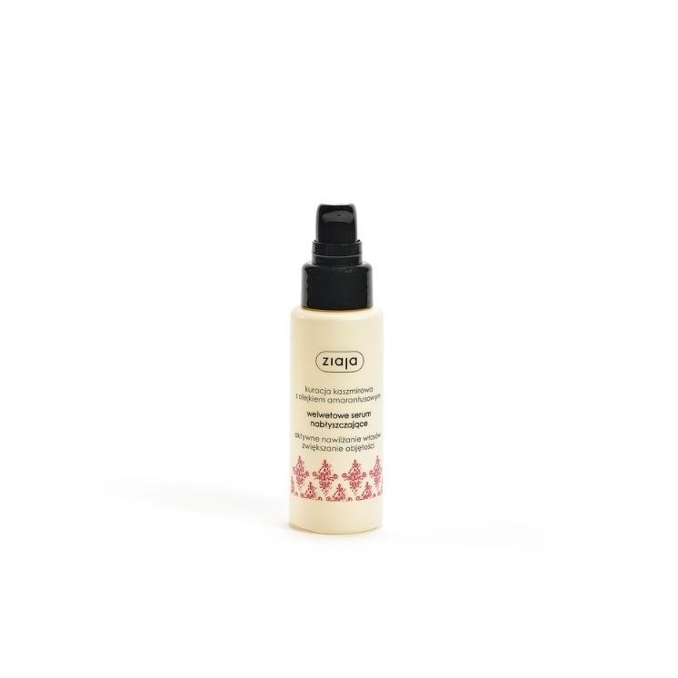 Sérum capillaire Ziaja Cashmere Velvet Soin brillant cachemire à l'huile d'amarante 50 ml